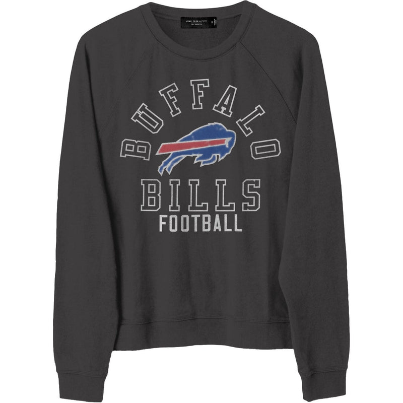 Junk Food - Womens Bills Flocked Raglan Crew Top