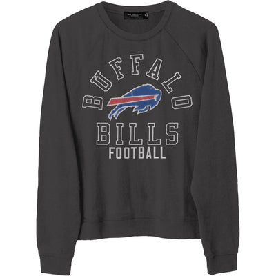 Junk Food - Womens Bills Flocked Raglan Crew Top