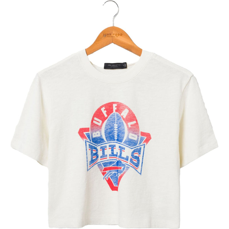 Junk Food - Womens Bills Mock Neck Crop T-Shirt