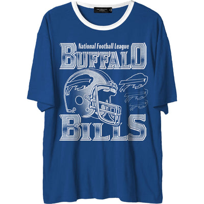 Junk Food - Mens Bills Oversized Ringer T-Shirt