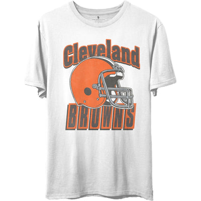 Junk Food - Unisex Browns Throwback Helmet T-Shirt