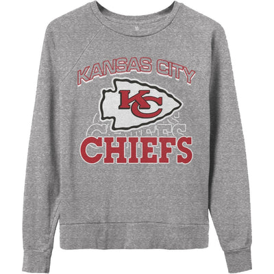 Junk Food - Womens Chiefs Repeat Raglan Crew Top