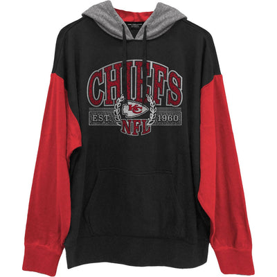 Junk Food - Mens Chiefs Tri Color Block Hood