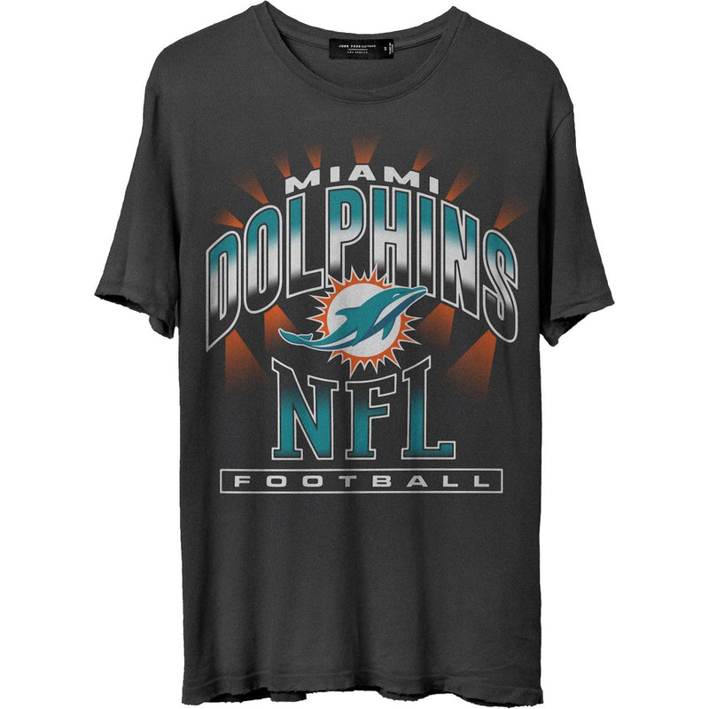 Junk Food - Mens Dolphins Chrome Vintage T-Shirt