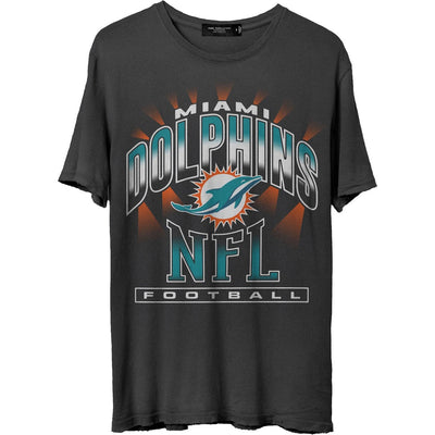 Junk Food - Mens Dolphins Chrome Vintage T-Shirt