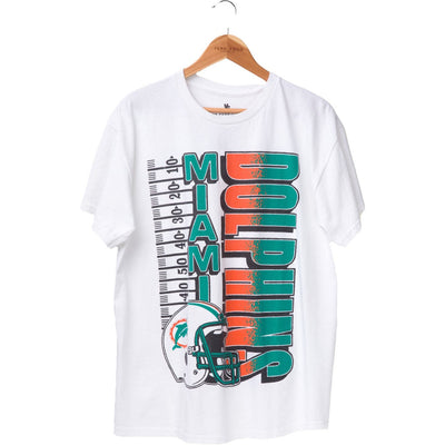 Junk Food - Unisex Dolphins Yardage Flea T-Shirt