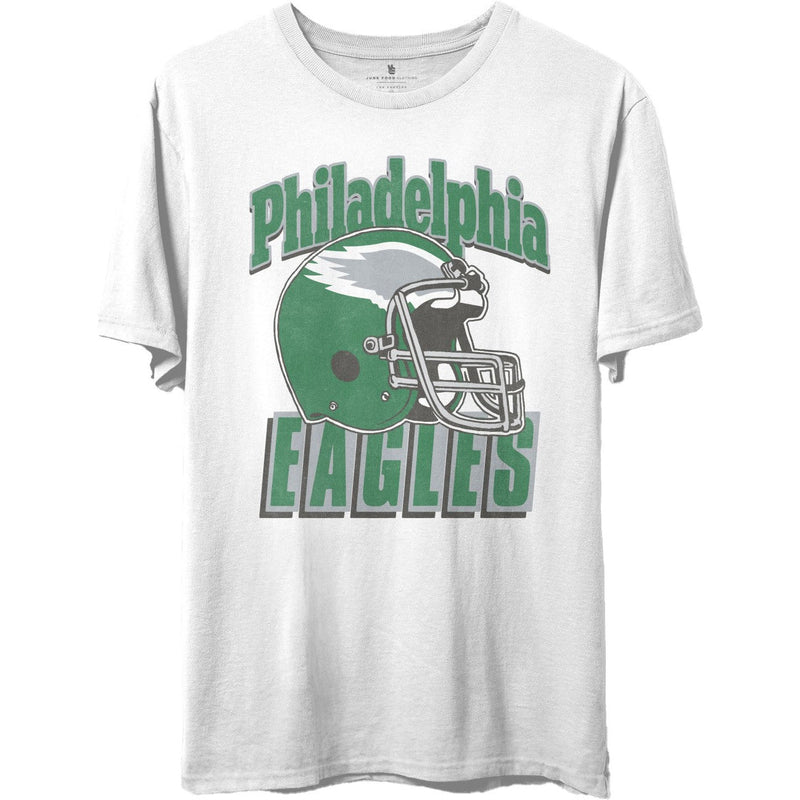 Junk Food - Unisex Eagles Throwback Helmet T-Shirt