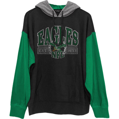 Junk Food - Mens Eagles Tri Color Block Hood