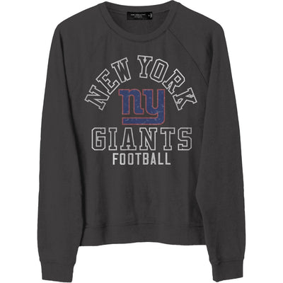 Junk Food - Womens Giants Flocked Raglan Crew Top