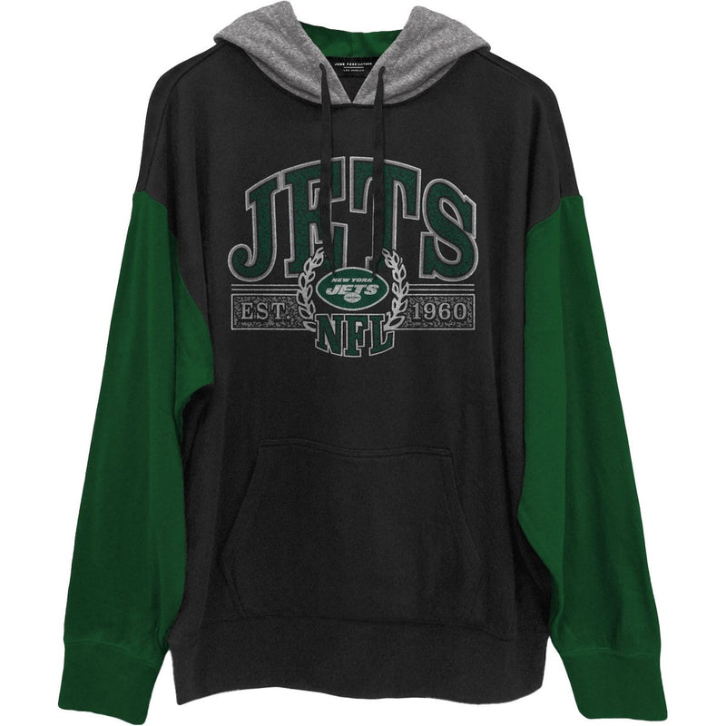 Junk Food - Mens Jets Tri Color Block Hood
