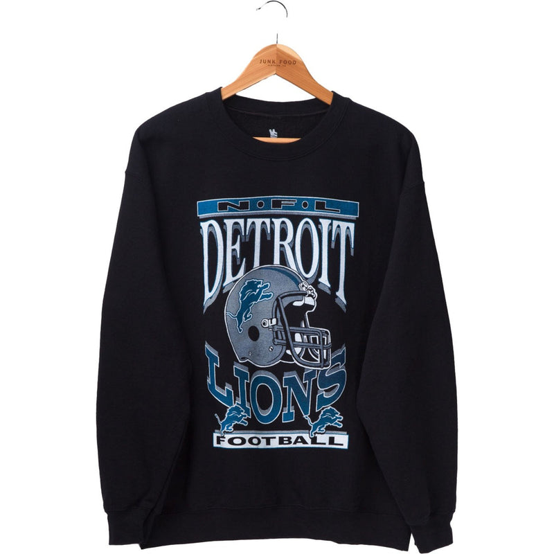 Junk Food - Unisex Lions Helmet Flea Mkt Crew Fleece T-Shirt