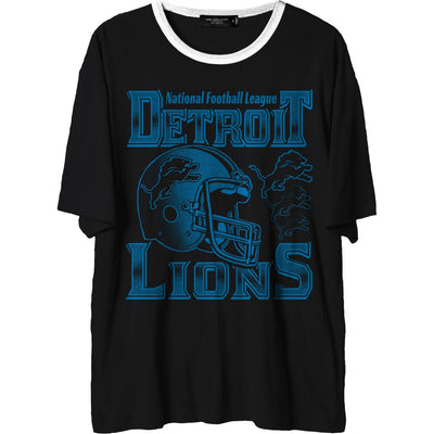 Junk Food - Mens Lions Oversized Ringer T-Shirt
