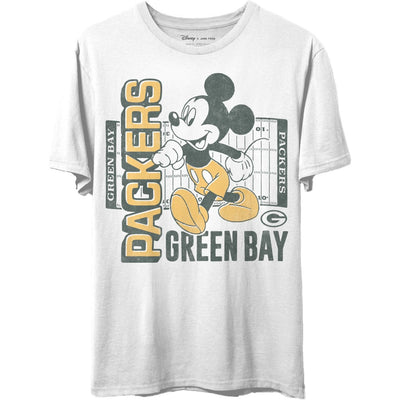 Junk Food - Unisex Packers Mickey Field T-Shirt