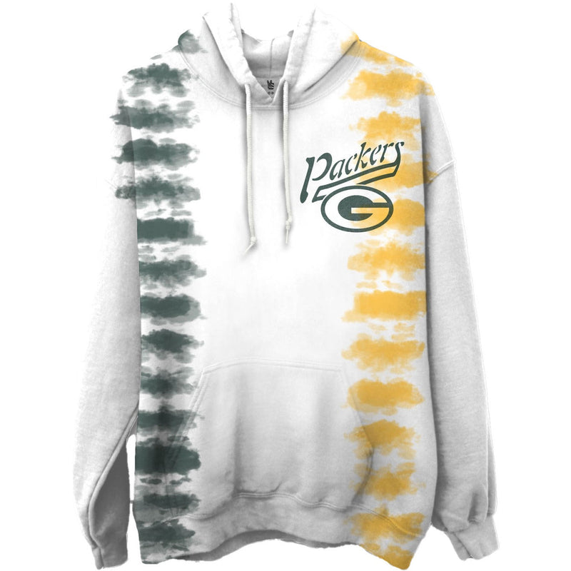 Junk Food - Unisex Packers Stitch Tie Dye Hood
