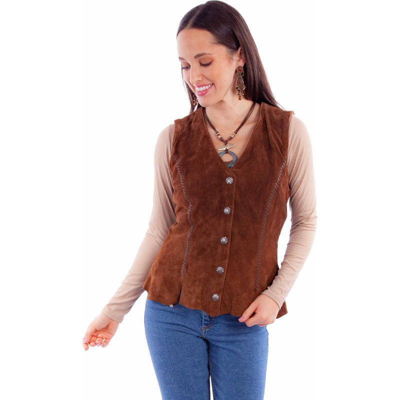 Scully - Womens Vest — Cafe Brown