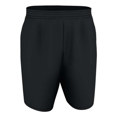 Alleson Athletic - Mens A205Ba Blank Game Shorts — Black/Red