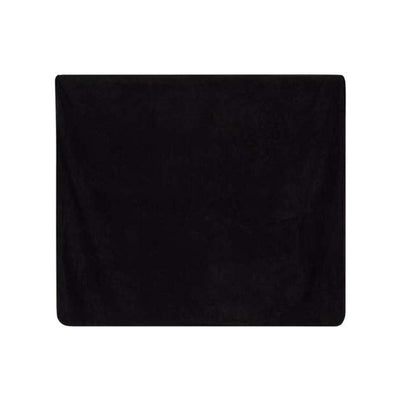 Alpine Fleece - Mens 8701 Polyester/Nylon Picnic Blanket — Black
