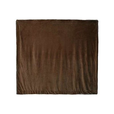 Alpine Fleece - Mens 8726 Oversized Mink Sherpa Blanket — Chocolate