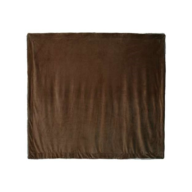 Alpine Fleece - Mens 8726 Oversized Mink Sherpa Blanket — Chocolate