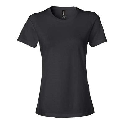 Anvil By Gildan - Womens 880 Softstyle Lightweight T-Shirt — Black