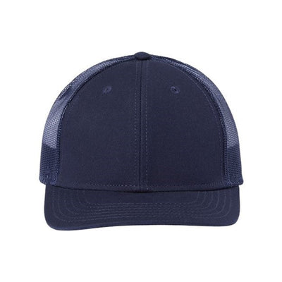 Atlantis Headwear - Mens Reth Sustainable Recy Three Trucker Cap — Navy/Navy (Marina Militare/Marina Militare)