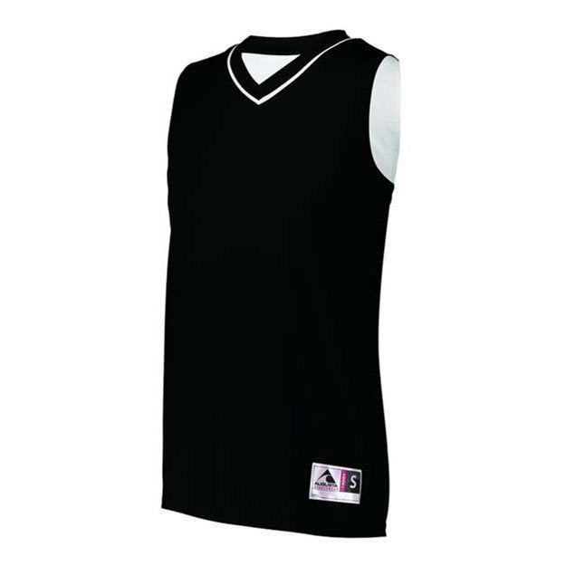 Augusta Sportswear - Womens 154 Reversible Two Color Jersey — Black/White