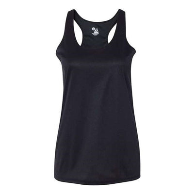Badger - Womens 4166 B-Core Racerback Tank Top — Black