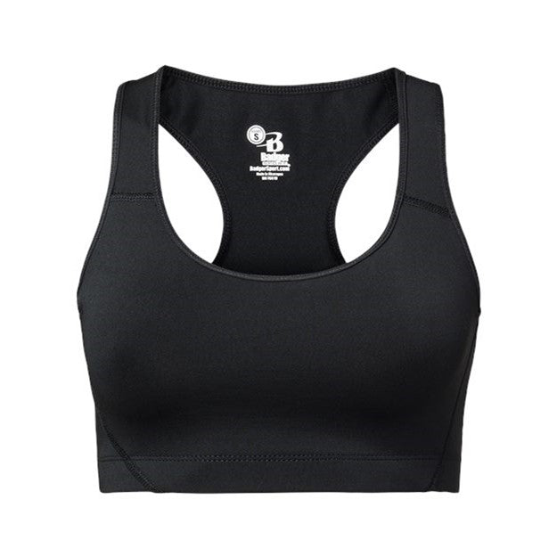 Badger - Womens 4636 B-Sport Bra Top — Black
