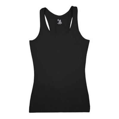 Badger - Womens 4666 Pro-Compression Racerback — Black
