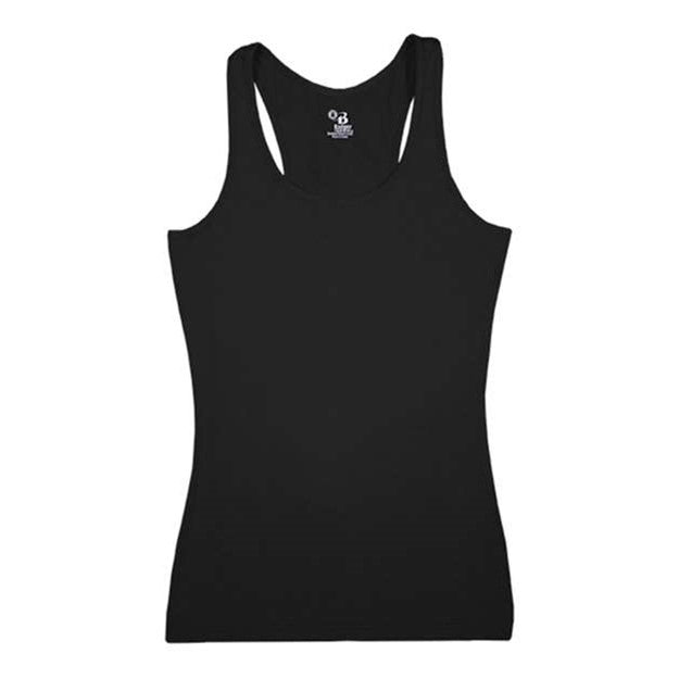 Badger - Womens 4666 Pro-Compression Racerback — Black