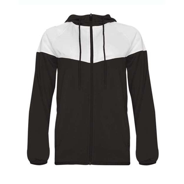 Badger - Womens 7922 Sprint Outer-Core Jacket — Black/White