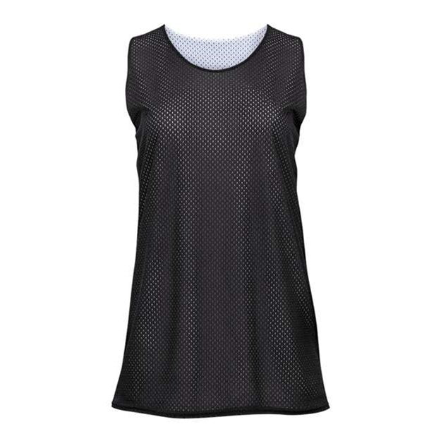 Badger - Womens 8978 Pro Mesh Reversible Tank Top — Black/White
