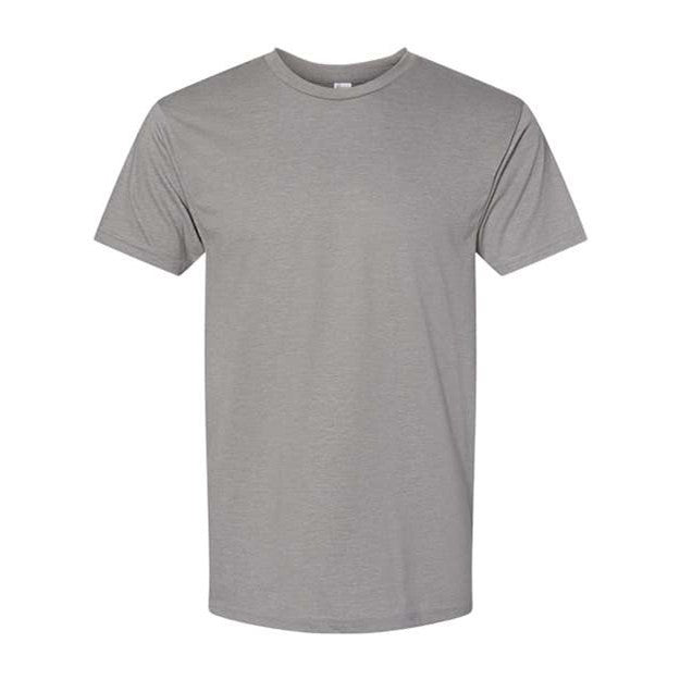 Bayside - Mens 5710 Usa-Made Triblend Crew — Tri Asphalt