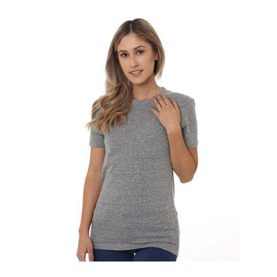 Bayside - Womens 5810 Usa-Made Triblend Short Sleeve T-Shirt — Tri Athletic Grey