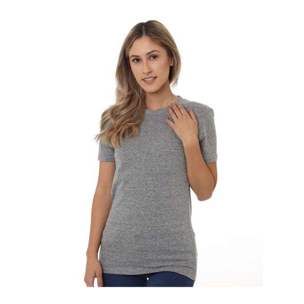 Bayside - Womens 5810 Usa-Made Triblend Short Sleeve T-Shirt — Tri Athletic Grey