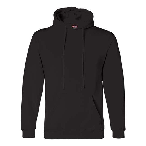 Bayside - Mens 960 Usa-Made Hooded Sweatshirt — Black