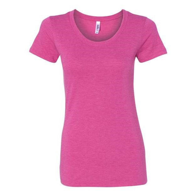 Bella + Canvas - Womens 8413 Triblend Tee — Berry Triblend