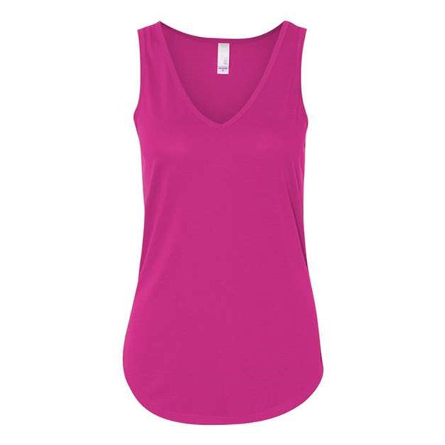 Bella + Canvas - Womens 8805 Flowy V-Neck Tank — Berry
