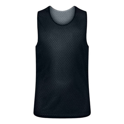 C2 Sport - Kids 5228 Reversible Mesh Tank — Black/White