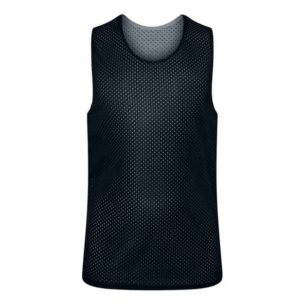 C2 Sport - Kids 5228 Reversible Mesh Tank — Black/White
