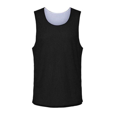 C2 Sport - Mens 5729 Reversible Mesh Tank — Black/White