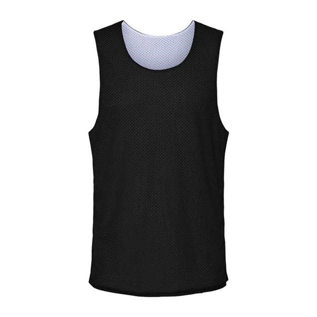 C2 Sport - Mens 5729 Reversible Mesh Tank — Black/White