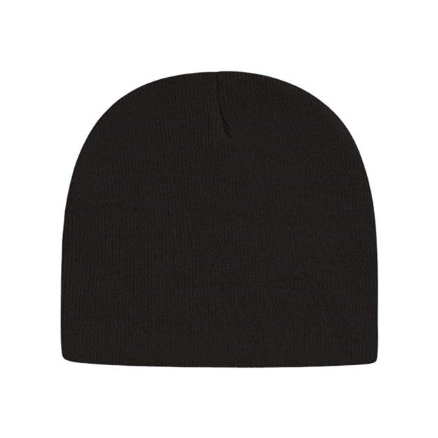 Cap America - Mens Tkn28 Usa-Made 8 1/2" Beanie — Black