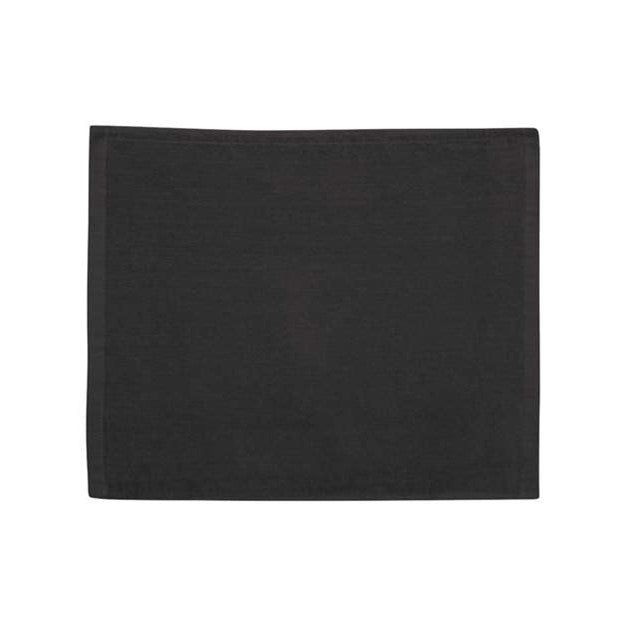 Carmel Towel Company - Mens C1518 Velour Hemmed Towel — Black