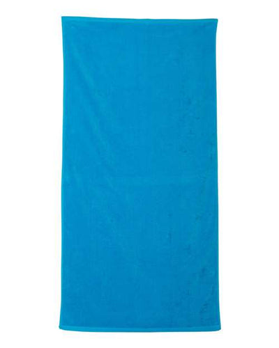 Carmel Towel Company - Mens C3060 Velour Beach Towel — Aqua