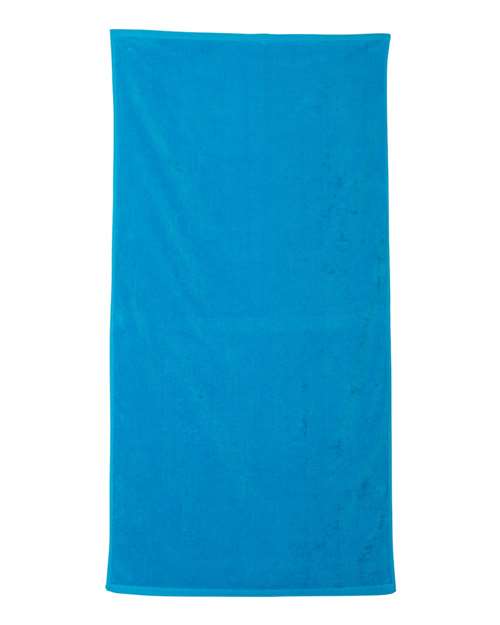 Carmel Towel Company - Mens C3060 Velour Beach Towel — Aqua