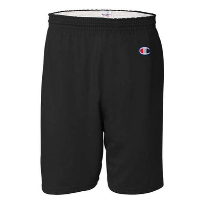 Champion - Mens 8187 Cotton Jersey 6" Shorts — Black