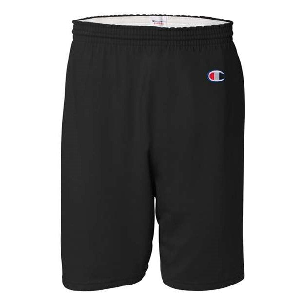 Champion - Mens 8187 Cotton Jersey 6" Shorts — Black