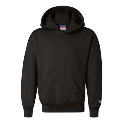 Champion - Kids S790 Powerblend Hooded Sweatshirt — Black