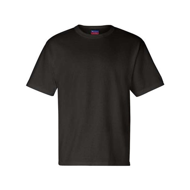 Champion - Mens T105 Heritage Jersey T-Shirt — Black